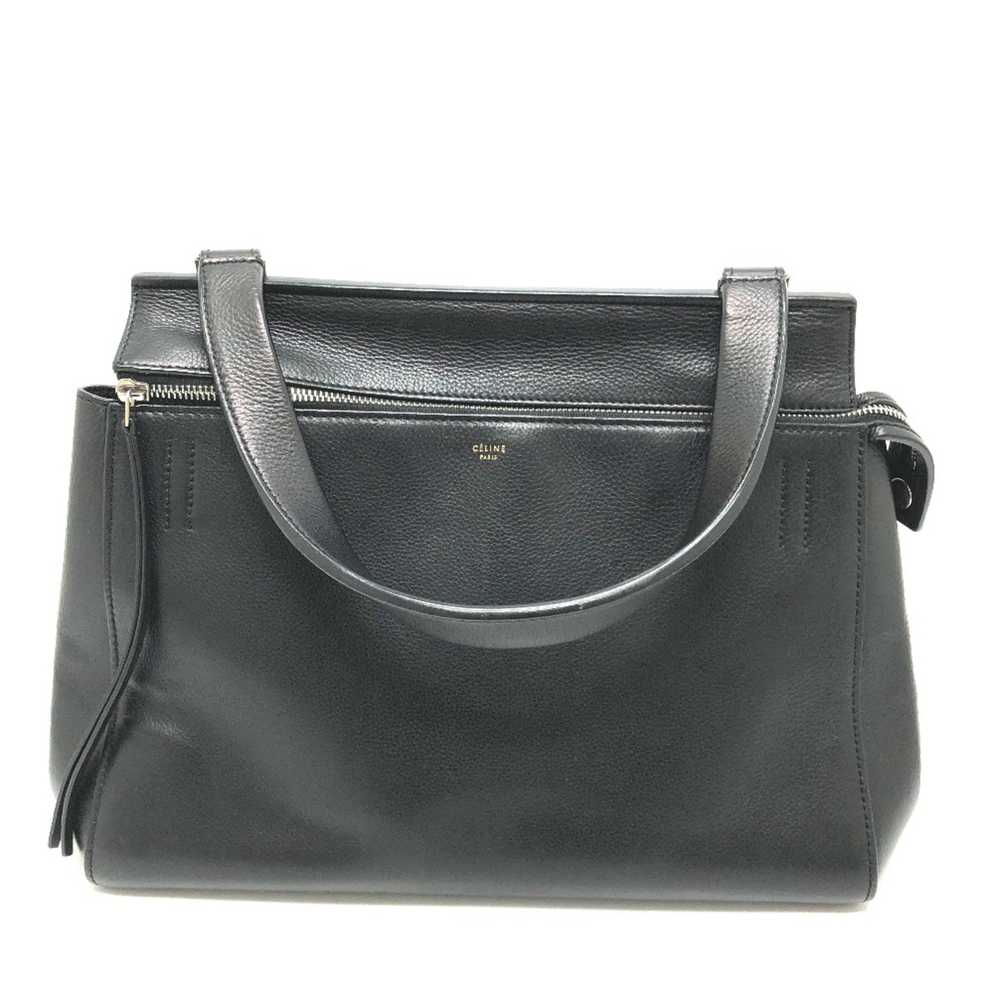 CELINE Shoulder bag/one shoulder Shoulder Bag Black SilverHardware