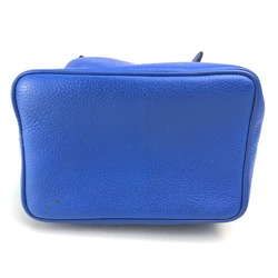 CELINE vintage Pouch Blue x GoldHardware