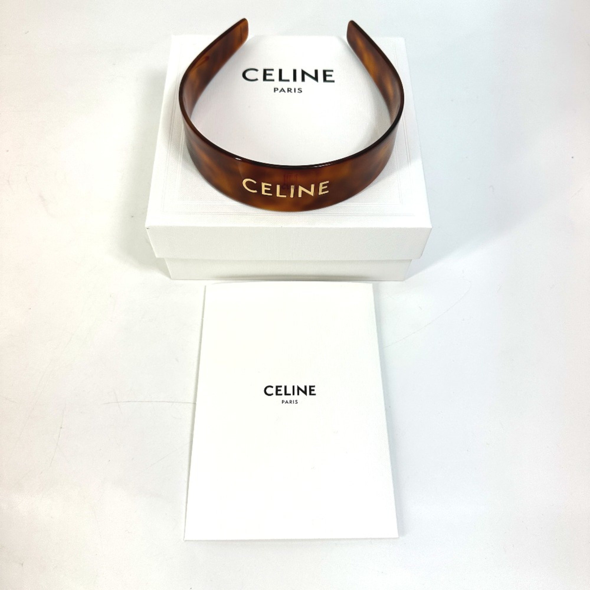 CELINE 46Y376CEA Hair band head band Katyusha Havana Blonde/Dre Brown