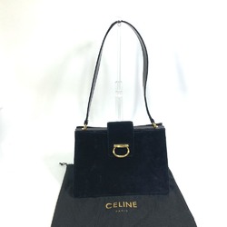 CELINE Kisslock bag shawl Shoulder Bag Black