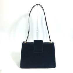 CELINE Kisslock bag shawl Shoulder Bag Black