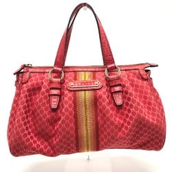 CELINE Macadam Bag Tote Bag Hand Bag RedBased