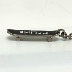 CELINE Bag Charm Key Holder Black Silver