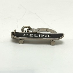 CELINE Bag Charm Key Holder Black Silver