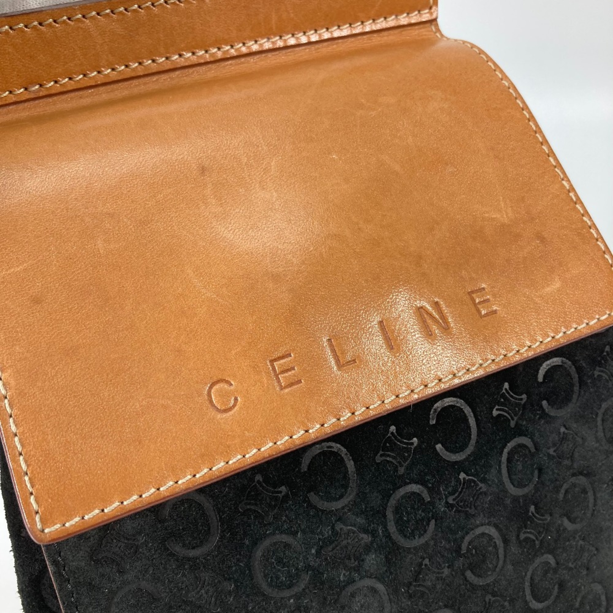 CELINE Cross body bag Bag Crossbody belt bag Shoulder Bag Brown Black