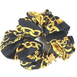 CELINE Triomphe hair accessories hair rubber Shush Black yellow