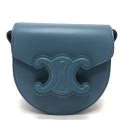 CELINE Triomphe Shoulder Bag blue