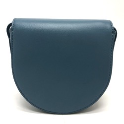 CELINE Triomphe Shoulder Bag blue