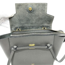 CELINE 189153 logo 2WAY Shoulder Bag Hand Bag gray