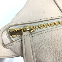 CELINE Old logo Bag Hand Bag Beige