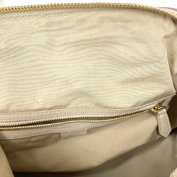 CELINE Old logo Bag Hand Bag Beige