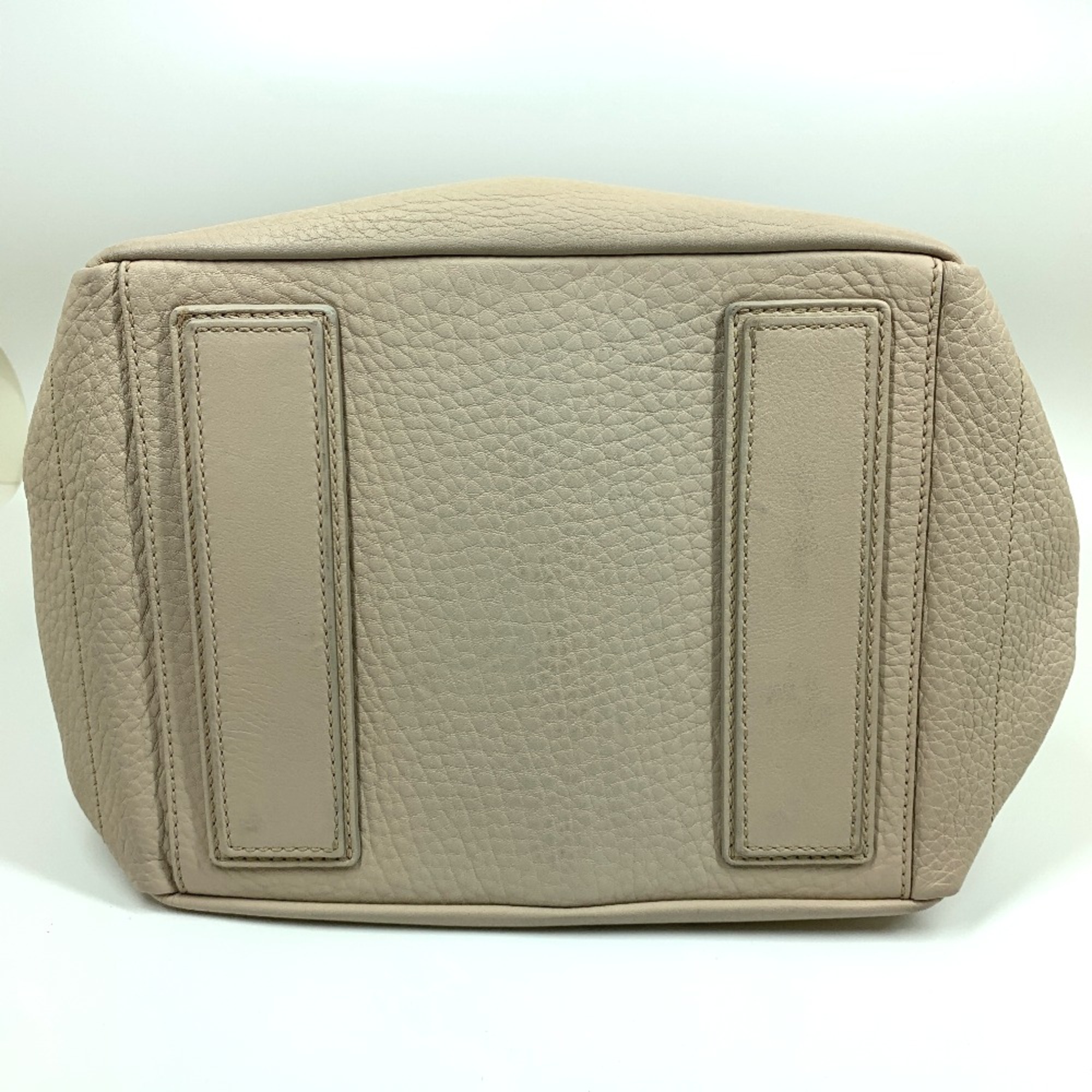 CELINE Old logo Bag Hand Bag Beige