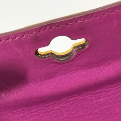 CELINE Bag vintage bag Hand Bag Purple Based Gold