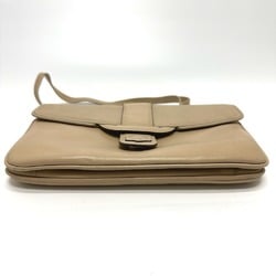 CELINE Triomphe crossbody vintage Shoulder Bag Beige