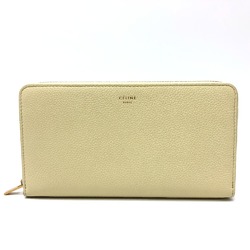 CELINE Zip Around Long Wallet BeigeBased GoldHardware