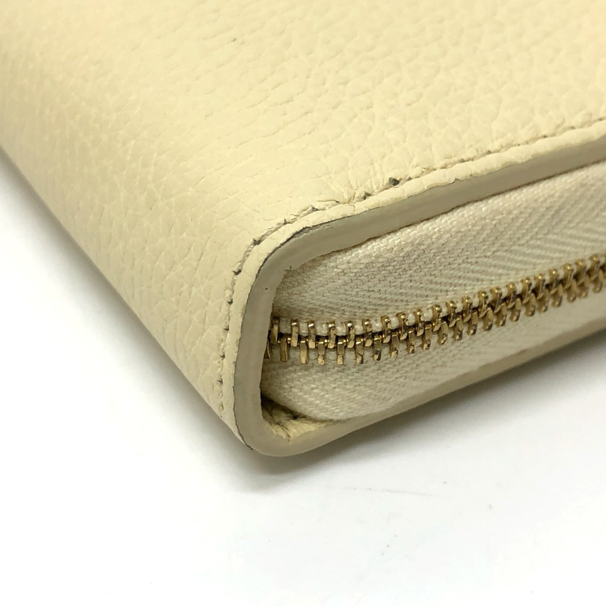 CELINE Zip Around Long Wallet BeigeBased GoldHardware