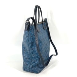 CELINE Old Tote Bag 2WAY Bag Crossbody Shoulder Bag blue Navy