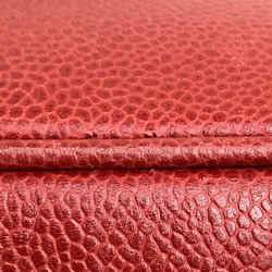 Chanel CC Mark Bag Hand Bag Vanity bag Red x GoldHardware