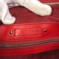 CELINE vintage Shoulder Bag Shoulder Bag Duffle Bag Red