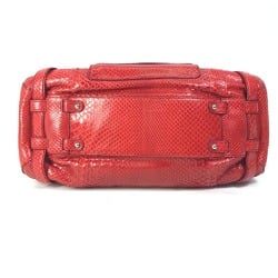 CELINE vintage Shoulder Bag Shoulder Bag Duffle Bag Red