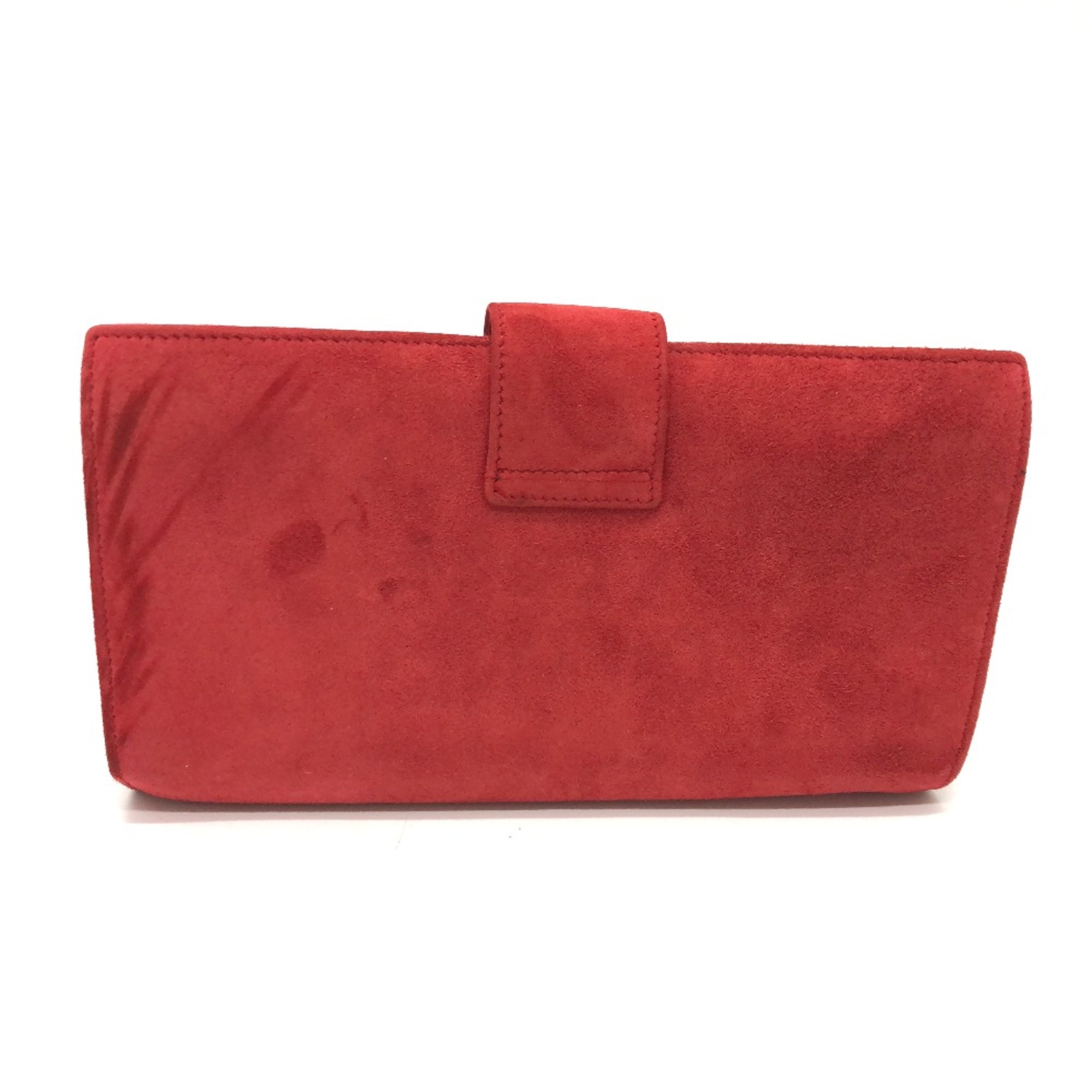 CELINE Jewelry case Bifold Accessory case Red GoldHardware