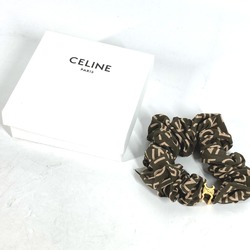 CELINE Triomphe hair accessories hair rubber Shush khaki