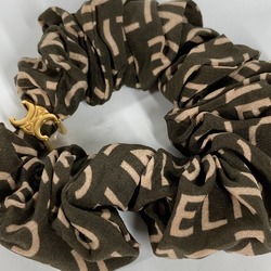 CELINE Triomphe hair accessories hair rubber Shush khaki