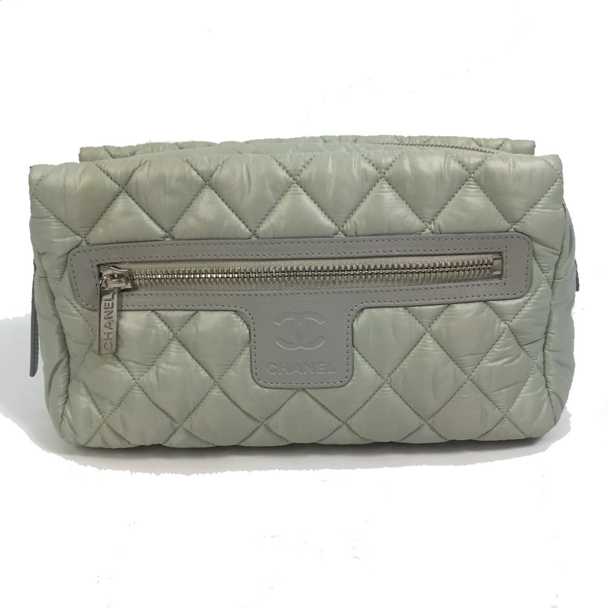 Chanel A48615 Cococoon Bag Clutch bag Pouch GreenBased