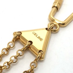 CELINE Triumphal Arch Macadam Logo Keyrings Accessories Small items Key Holder Gold