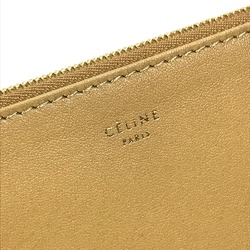 CELINE 100093HTM Two-tone bag pouch Clutch bag Brown