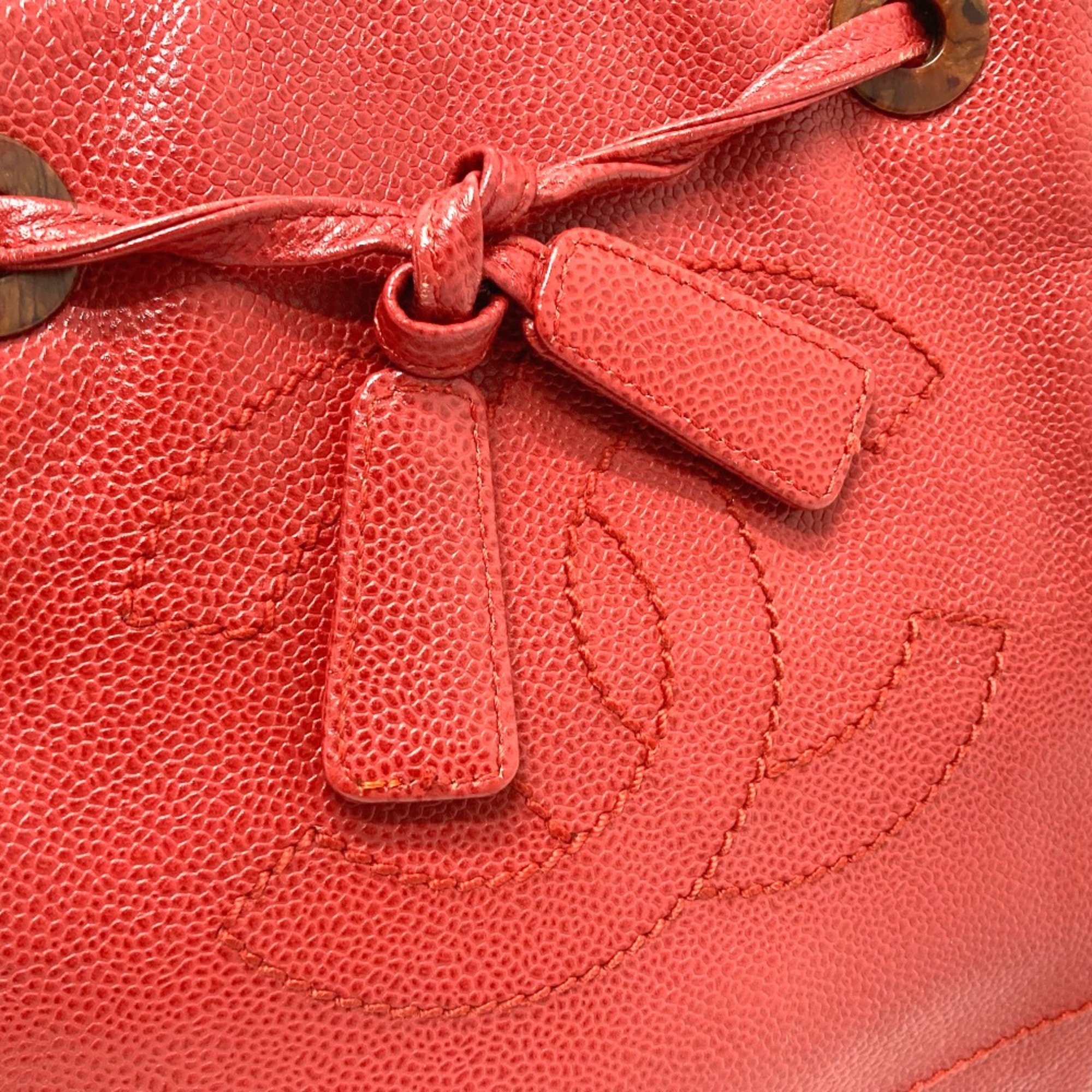 Chanel CC Mark bag vintage Tote Bag Red