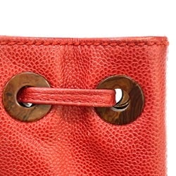 Chanel CC Mark bag vintage Tote Bag Red