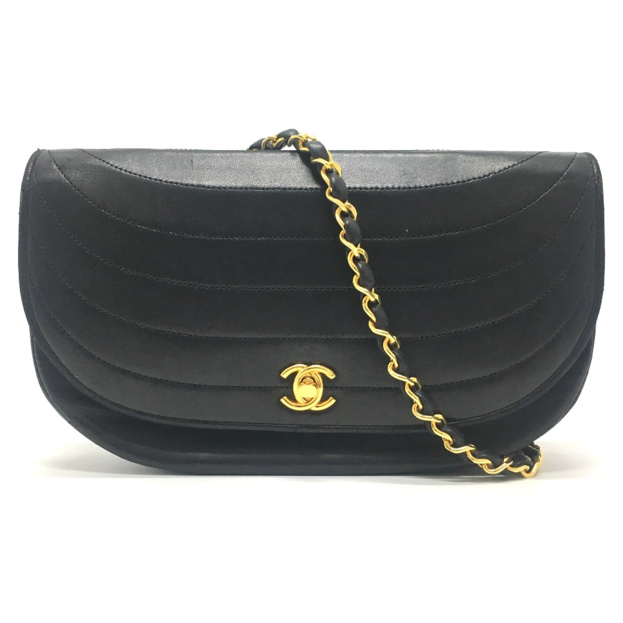 Chanel CCCC Mark Bag Chain bag Shoulder Bag Black GoldHardware