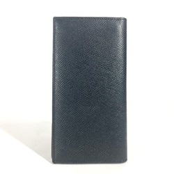 CELINE with coin compartment Two fold Long Wallet Black