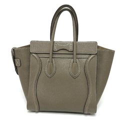 CELINE Micro Shopper bag Hand Bag Beige