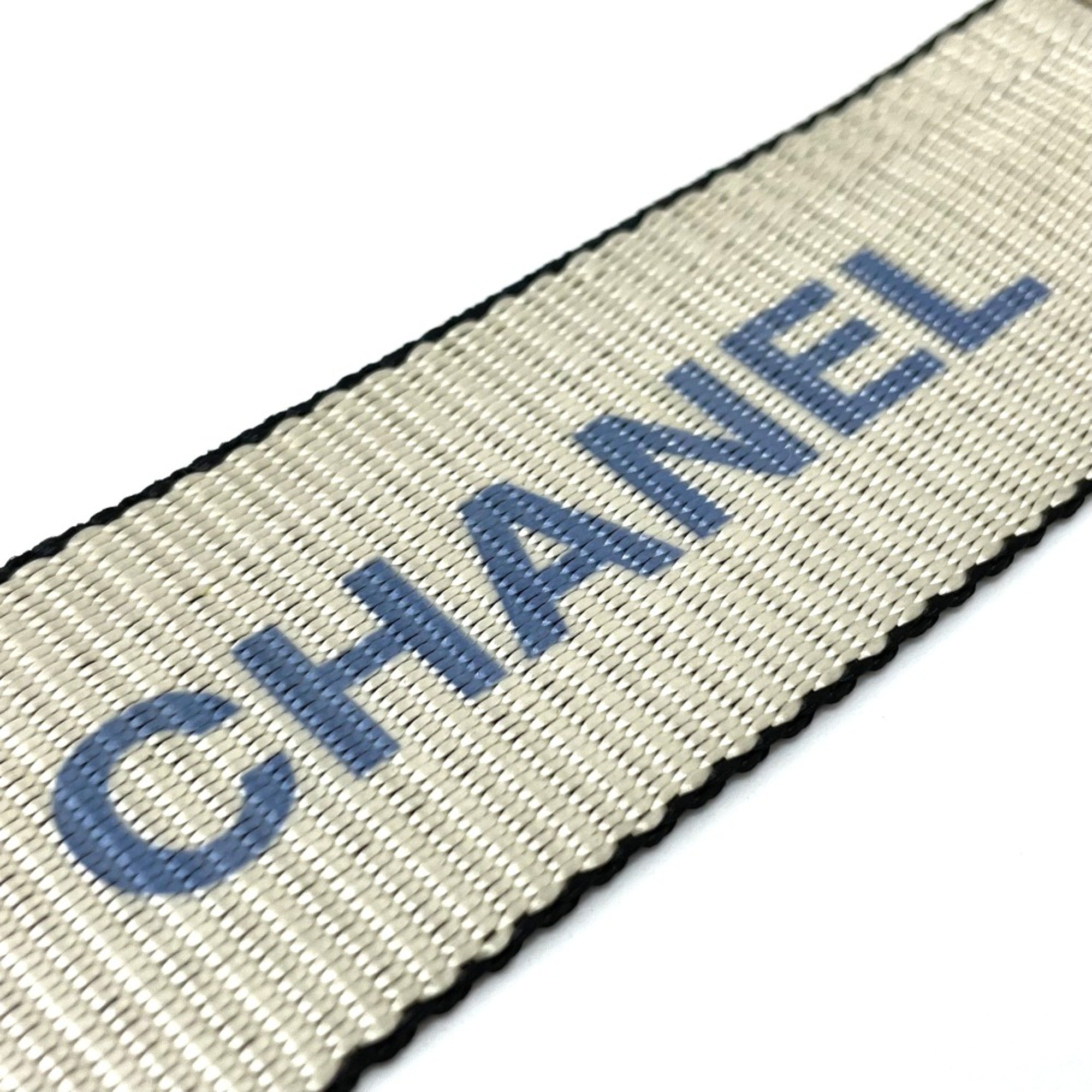 Chanel logo vintage Bracelet SilverBased x blue