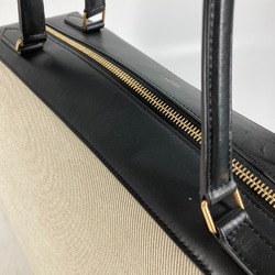 CELINE bag shawl Tote Bag Shoulder Bag IvoryBased Black