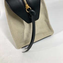 CELINE bag shawl Tote Bag Shoulder Bag IvoryBased Black