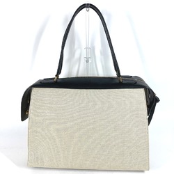 CELINE bag shawl Tote Bag Shoulder Bag IvoryBased Black