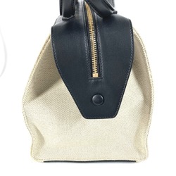 CELINE bag shawl Tote Bag Shoulder Bag IvoryBased Black