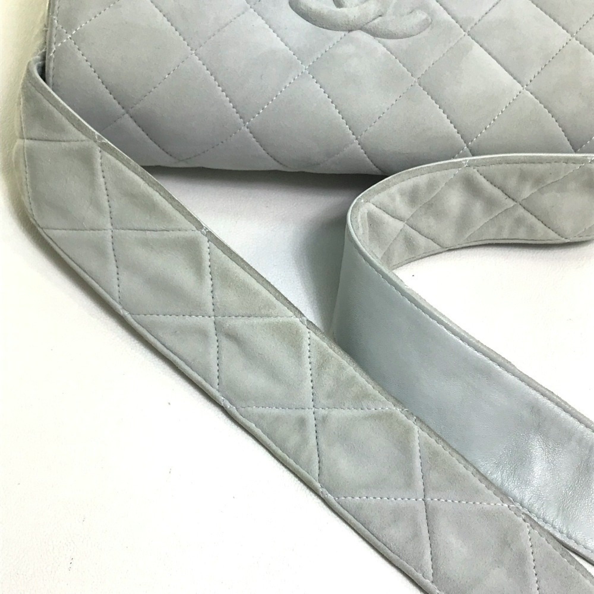 Chanel CC Mark bag shoulder flap Shoulder Bag Light blue gray Based