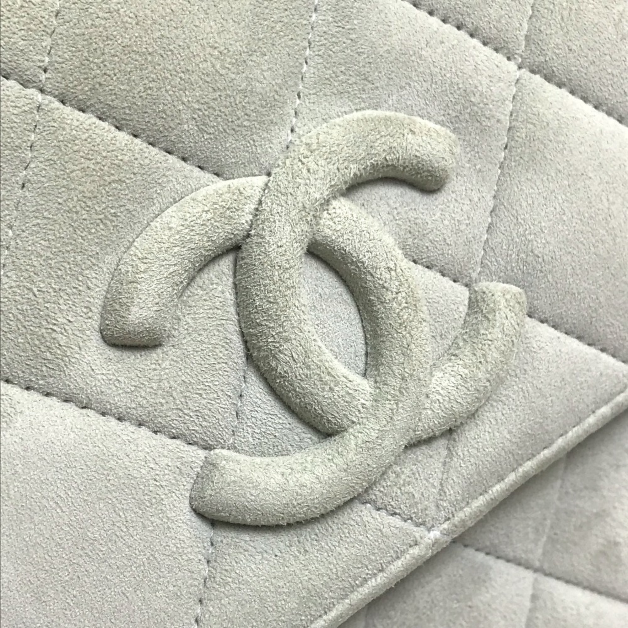 Chanel CC Mark bag shoulder flap Shoulder Bag Light blue gray Based