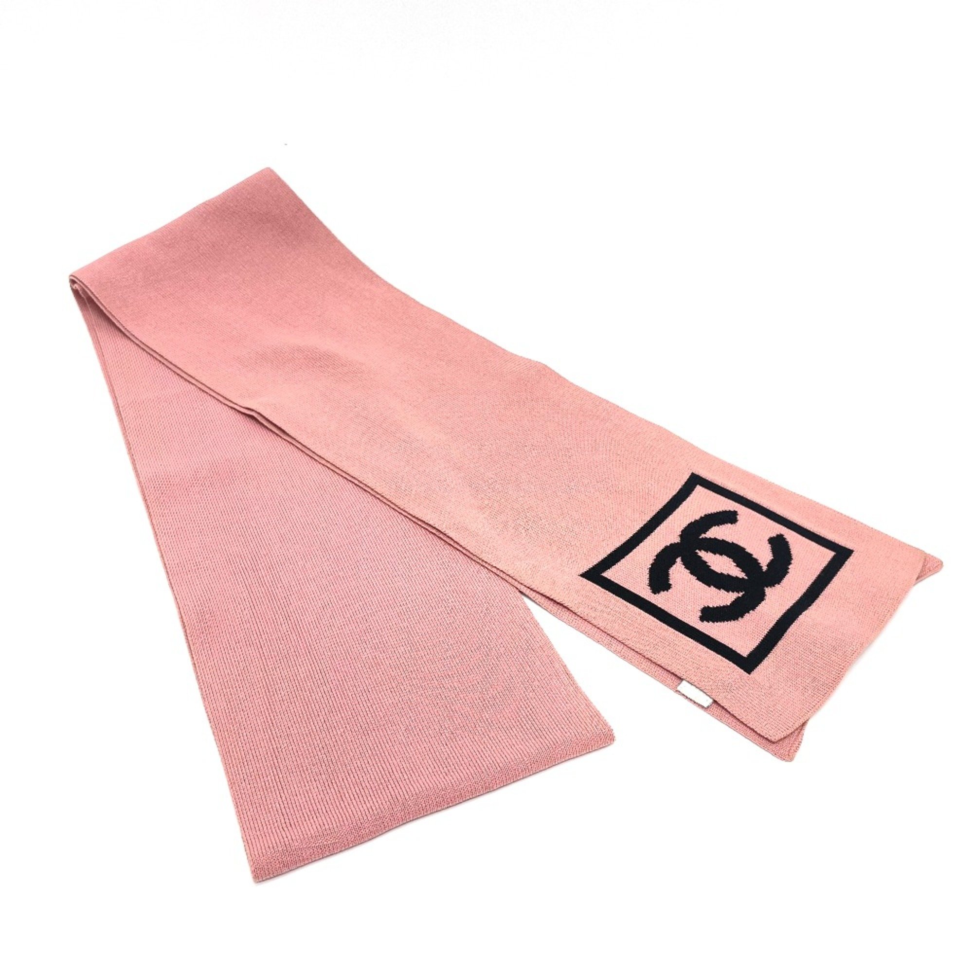 Chanel Sports Scarf Stole/Shawl pink