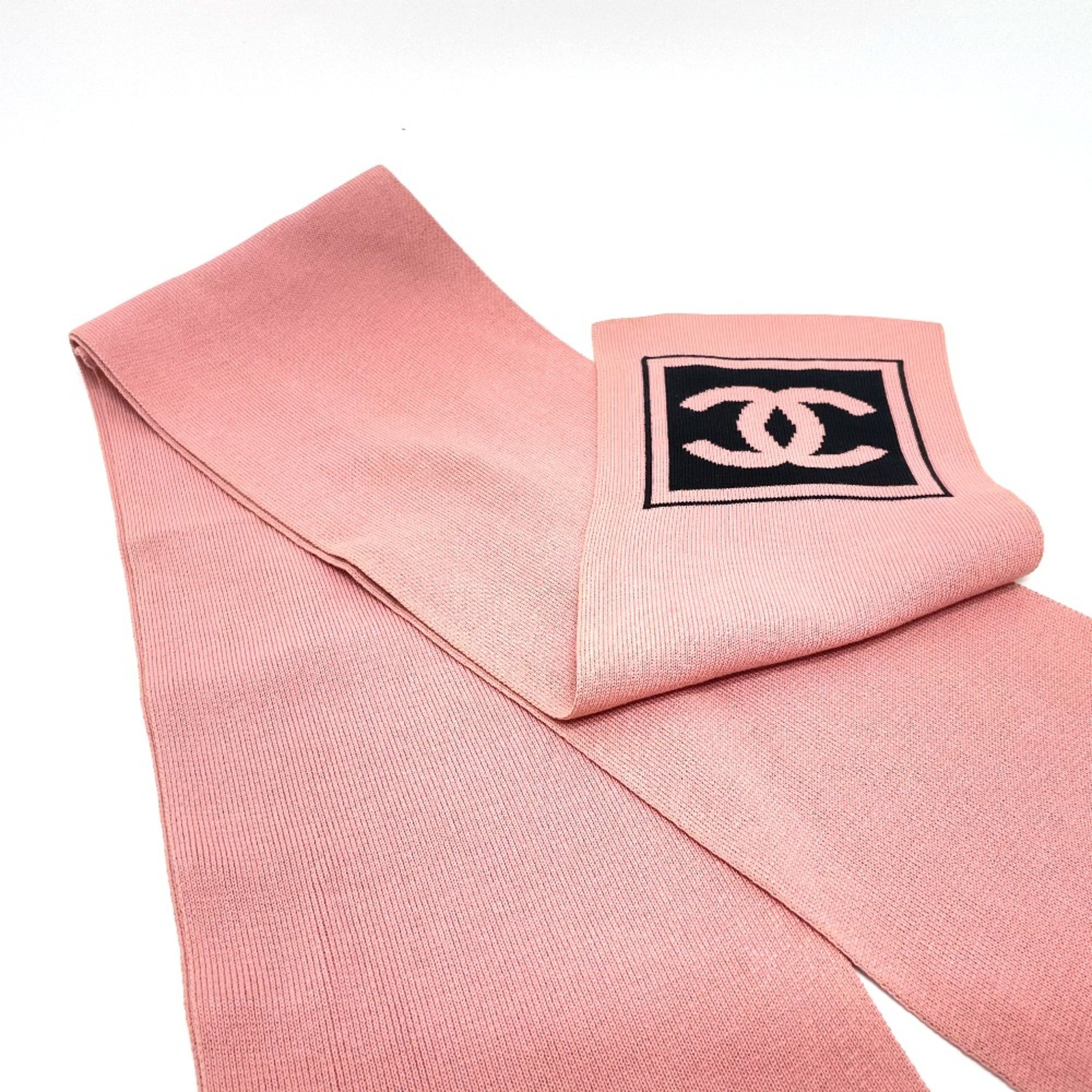 Chanel Sports Scarf Stole/Shawl pink