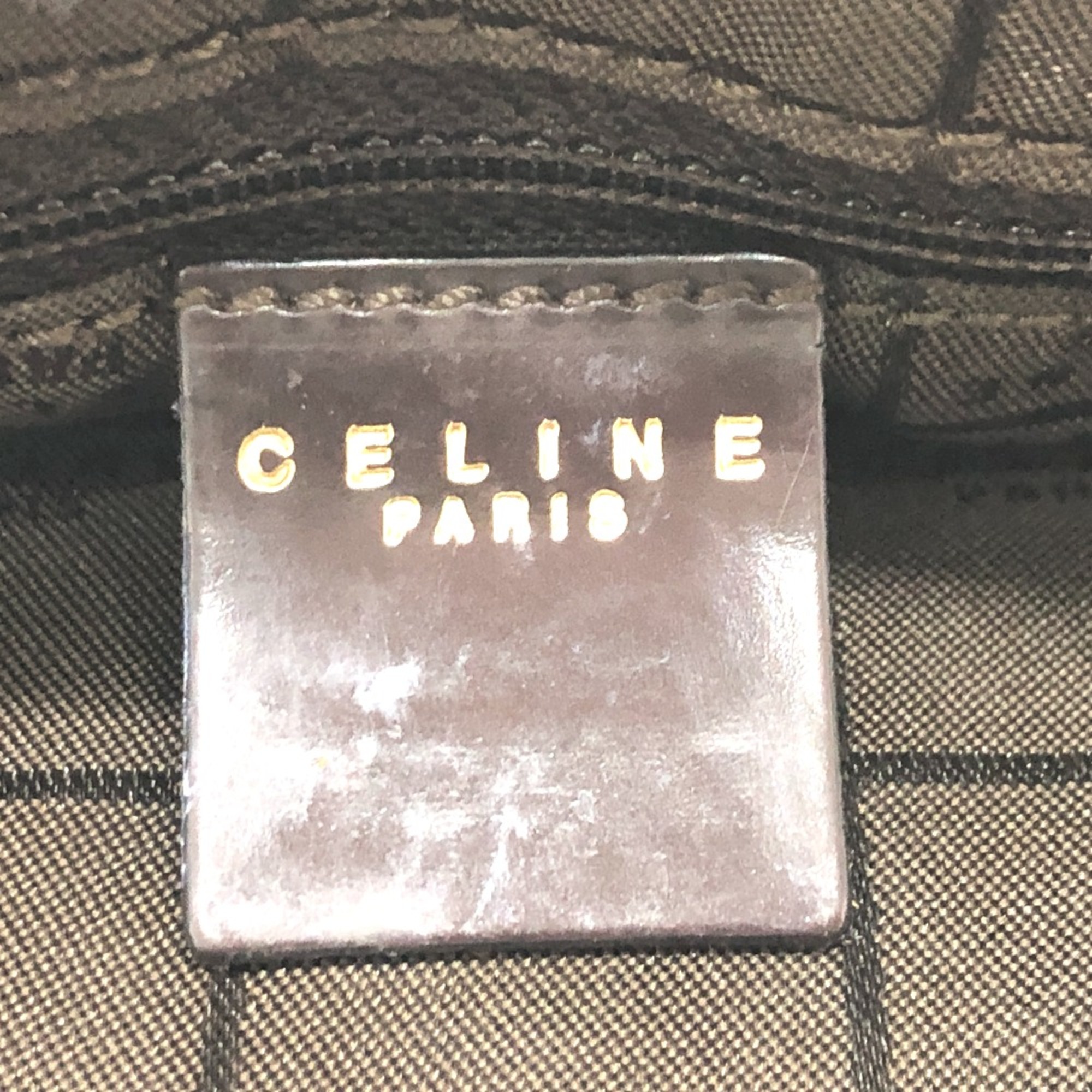 CELINE Pouch Brown GoldHardware