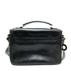 CELINE Double pocket 2WAY bag Shoulder Bag Black GoldHardware