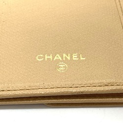 Chanel A20905 CC Mark Bifold Long Wallet Beige