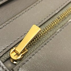 CELINE Bicolor Folded wallet Charcoal Gray Based x Blue GoldHardware