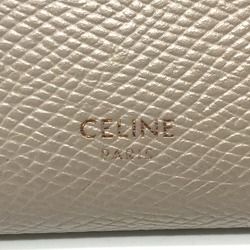 CELINE Bicolor Folded wallet Charcoal Gray Based x Blue GoldHardware