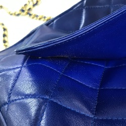 Chanel CC Mark CC bag shawl Shoulder Bag blue GoldHardware